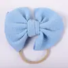 Accesorios para el cabello al por mayor de comercio exterior, lazo doble de tela burbuja europeo y americano, anillo para el cabello de bebé, banda para el cabello infantil, tocado infantil