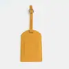 Etiquetas de Embarque de Viagem de Cor Sólida por Atacado Etiqueta de Bagagem Fashion Etiquetas de Couro para Bolsa Etiquetas com Logo Personalizável