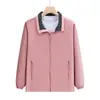 Chaqueta Exterior con Logo Impreso para Primavera y Otoño, Ropa de Montañismo Exterior Estilo Nuevo, Chaqueta Deportiva con Bloques de Color y Cuello Alto para Hombre y Mujer, Ropa de Trabajo