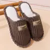 Pantuflas de Algodón para Todas las Estaciones para Hombres y Mujeres, Pantuflas para el Hogar de Interior, Pantuflas de Coral Fleece para Viajes, Producto Popular Transfronterizo
