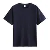 Processamento e Personalização de Camisetas 180g Algodão Penteado, Camisas Publicitárias Soltas com Gola Redonda, Camisas Culturais, Personalizáveis com Fotos e Logos Impressos