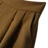 Elegante e Versátil Estilo Th Hepburn Francês Cintura Alta Elegante Aparência Emagrecedora Roupa de Trabalho Versátil Comprimento Médio Saia Evasê