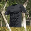 Camiseta de Secagem Rápida para Comércio Exterior Masculina de Seda de Gelo Roupas de Treino Novo Estilo Manga Curta Fitness Corrida Manga Curta Solta Fina Roupas Esportivas