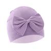 Liquidación de Gorros Europeos y Americanos de Comercio Exterior para Recién Nacidos, Manoplas Anti-Rayaduras, Cubrepiés, Gorros de Bebé con Lazos, Gorros Indios, Set de Tres Piezas
