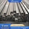 304 tubo quadrado de aço inoxidável tubo retangular 20 * 25 equipamentos médicos divisória rodoviária guardrail momento espelho tubo plano de aço inoxidável