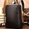 Homens novo negócio de mochila de couro genuíno 15,6 polegadas computador bolsa pincel cor árvore colar couro primeira camada cowhide mochila atacado