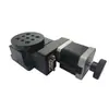 Mesa Rotativa Elétrica Plataforma Giratória Oca Mesa Indexadora Elétrica Interruptor Fotoelétrico R-sensing Estilo Neutro Ultra-fibra