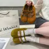 Zapatos retro estilo francés Mary Jane para mujer, nuevos mocasines de suela gruesa para aumentar la altura del otoño 2026 para combinar con faldas, zapatos de un solo color de corte bajo