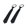 Versão coreana de gravata pequena faculdade estilo Harajuku estudantes masculinos e femininos 5CM sem zíper gravata de camisa feminina ins japonesa JK moda