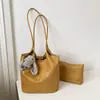 Shuai Mi Jia patrón tejido estilo coreano moderno casual para mujer 2026 nueva moda bolsa de hombro o axila de gran capacidad para ir al trabajo