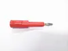 Enchufe de Alto Voltaje Toma de Corriente de Alto Voltaje Bloque de Terminales Redondo Plano Triángulo Una Cruz Prueba de Voltaje Soporte de Enchufe Blanco Accesorios