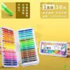 Crayones de Pastel al Óleo Giratorios Luz de Mañana para Niños de Preescolar, Seguros, No Tóxicos, Sin Manchas en las Manos, Set de Bolígrafos de Dibujo, 48 Colores, 24