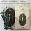 Mouse USB X1 Colorido com Luz de Respiração Hot-Selling Transfronteiriço Mouse Luminoso com Fio Equipamento Gamer Mouse Gamer com Fio