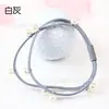 Cuerda para el Cabello de Perlas Ten, Dos en Uno, Hilo Plano Colorido de Nylon para Mujer, Invierno 2025, Banda de Goma Grande de 5.5 cm