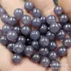 Cuentas Redondas de Jade Cuarcita Violeta Cuentas Sueltas de Jade Pulsera Collar Accesorios de Joyería Cuentas de Jade Hechas a Mano