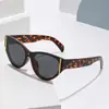 Gafas de sol de una sola lente estilo ojo de gato retro transfronterizas de lujo ligero de alta gama, gafas de sol de alta definición a la moda