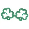 Óculos de Moda Trevo Personalidade Oca Nicho Verde Festival Fantasia Espelho Festa Adereços para Pose Estilo Masculino 179 40