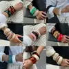 Pulseras Populares Transfronterizas Europeas y Americanas, Pulseras Anchas de Ola Irregular Manchadas de Acrílico, Pulseras de Nicho de Alta Gama para Mujer
