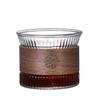 Martelo Padrão de Vidro Master Cup Doméstico Kung Fu Tea Set estilo japonês resistente ao calor vertical padrão pequeno xícara de chá única tigela de chá xícara de degustação de chá