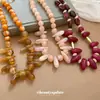 Collares de Estilo Vacacional de Verano Europeos y Americanos con Diseño Único, Cadenas de Clavícula de Moda, Accesorios para el Cuello de Estilo Étnico Bohemio al por Mayor