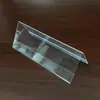 Placa de Mesa em PVC Cartão de Mesa em L Cartão Triângulo em V Placa de Conferência Cartão de Exibição de Nomes Etiqueta de Preço de Supermercado Suporte de Exibição para Placa de Mesa