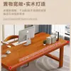 Escritorio de madera maciza, mesa larga simple de estilo chino, escritorio para computadora en casa, escritorio de oficina de escritorio, escritorio grande de tablero para estudio y escritura de estudiantes