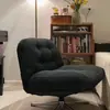 Sillón Sofá de Moda Listo para Usar del Fabricante, Giratorio, Adecuado para Sala de Estar, Balcón, Apartamento Pequeño, Sillón Individual, Elegante Sillón de Ocio para Uso Doméstico