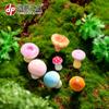 Micropaisaje de musgo, simulación creativa, fantasía, pequeños hongos, bonsái, jardinería, bricolaje, paisajismo, decoraciones, accesorios, pequeños adornos.