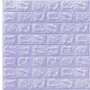 Fábrica Propia Pegatinas de Pared Estéreo 3D Autoadhesivas de Gama Alta Venta al por Mayor Pegatinas Decorativas con Patrón de Ladrillo de Espuma Fondo Retro de Moda