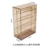 Rack de Armazenamento de Joias de Plástico Transparente Caixa para Colar e Pulseira Rack de Joias à Prova de Poeira para Brincos Caixa de Armazenamento de Brincos à Prova de Poeira