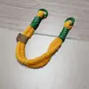 Estilo INS combinação de cores cordão de pelúcia capa de celular com cordão portátil peludo anti-perda curto portátil para pulso chave do carro fecho de bolsa