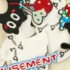 Parche de Tela Adhesivo DIY Original en Stock con Bordado de Gato Negro de Dibujos Animados Decoración para Ropa Infantil