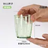 Vaso de Cerveza de Plástico, Resistente a Altas Temperaturas, Taza de Té Comercial, Vaso Acrílico Colorido para Enjuague Bucal de Restaurante, Vaso de PC, Portátil