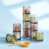 Pastillero Portátil Tres comidas al día caja portátil para empacar medicamentos siete días a la semana caja recordatorio de medicamentos dispensador de medicamentos de gran capacidad