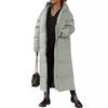 Spot Exportación Transfronteriza 2024 Amazon Color Puro Algodón Manga Larga Con Capucha Ropa Exterior para Mujer Ropa Exterior Larga de Algodón M4J114