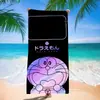 Toalla de Playa Doraemon Transfronteriza Dibujos Animados Infantiles Linda Estampada Toalla de Baño Microfibra Doraemon Secado Rápido Toalla de Natación