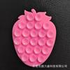 Ventosa de Morango Ventosa Adesiva de Morango 23 Ventosas de Silicone Suporte de Velcro de Silicone para Celular Suporte