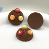 Acessórios de resina, brinquedos de comida, biscoitos M&amp;M, chocolate, ímãs de geladeira, chaveiros, materiais decorativos, enfeites em estilo de sobremesa.