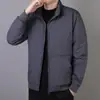 Outono e Inverno 2025 Roupa Externa de Algodão Aveludado Jaqueta Leve de Negócios Nova Roupa Externa Masculina Jaqueta Quente à Prova de Frio Estilo Coreano Espessada Masculina