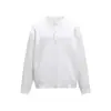 Suéter de punto con textura acanalada, cuello semiabierto, manga larga, para hombre, estilo primavera/otoño, marca de tendencia europea y americana, color liso, versátil, suéter de cuello redondo