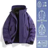 Nueva chaqueta de tres en uno para mujer de primavera y otoño, cortavientos e impermeable para exteriores, de pareja, súper elegante, para alpinistas y excursionistas