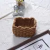 Cesta de Armazenamento, Cesta de Armazenamento de Corda de Algodão, Cesta de Armazenamento de Tecido para Mesa, Caixa de Armazenamento para Cosméticos, Itens Diversos, Lanches, Cesta Organizadora de Brinquedos