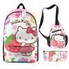 Mochila Hello Kitty Mochila Escolar para Niña de Primaria Mochila Hello Kitty de Gran Capacidad para Niña