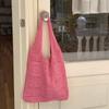Bolso Tote Casual Tejido Calado Estilo Nuevo Chic Transfronterizo Bolso de Mano de Viaje de Verano Tejido