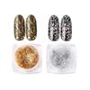 Nova Arte de Unhas Estilo Japonês Seda com Folha de Ouro, Dourado Suave, Prata e Cobre, Pó Espelho Mágico, Papel Alumínio, Seda com Folha de Alto Brilho para DIY