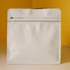 Bolsa de empaque para granos de café con sellado en ocho bordes, bolsa auto-soportante, bolsa de papel de aluminio de grado alimenticio, bolsa para café, bolsa sellada para té engrosada, venta al por mayor