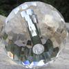Cristal K9 Bola Perfurada Seção de Bola de Cristal Transparente Superfície Triangular Superfície Favo de Mel Bola Facetada Engenharia Hemisfério de Vidro Decorativo