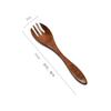Cuchara de madera comercial mango largo cuchara para mezclar cuchara pequeña condimento alargada café nuez en polvo cuchara sopera miel cuchara para hielo cuchara de postre