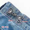 Hebilla de Cintura Amorosa Nudo Chino Hebilla Par Removible Sin Clavos Sin Costuras Botón Pantalones Cintura Grande Cambia Cintura Pequeña Artefacto Ajustado