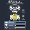 Tiktok LED Portátil Mini Linterna de Tres Ojos Luz Fuerte Tipo C Recargable para Exteriores Camping